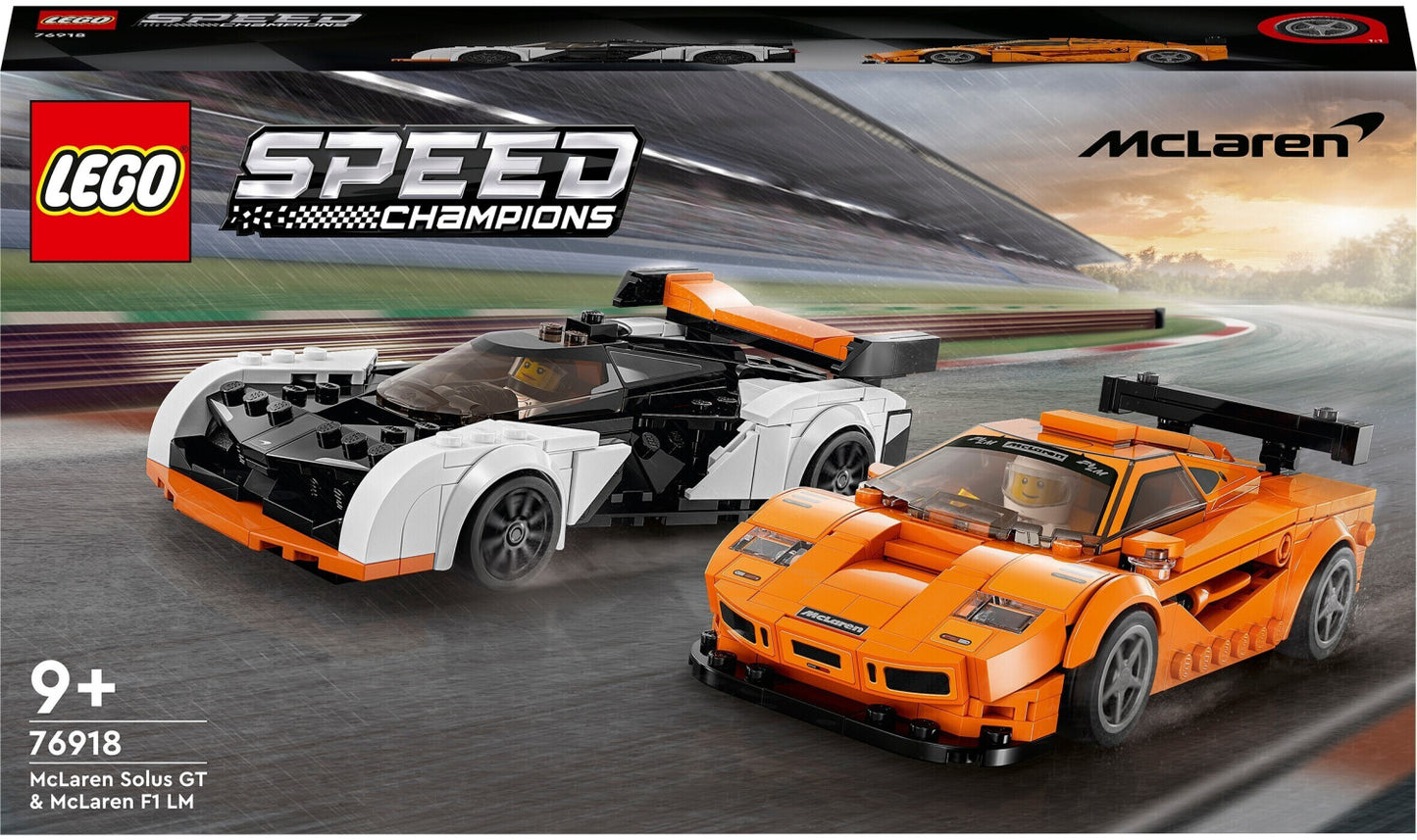 LEGO 76918 Speed Champions McLaren Solus GT & McLaren F1 LM