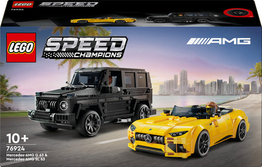LEGO 76924 Speed Champions Mercedes AMG G63 & Mercedes AMG SL63