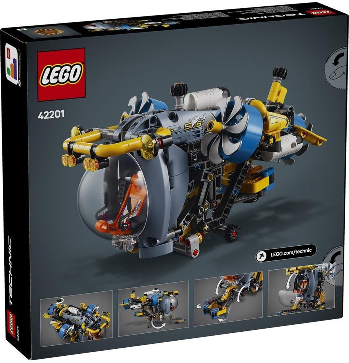 LEGO 42201 Technic Tiefseeforscher U-Boot