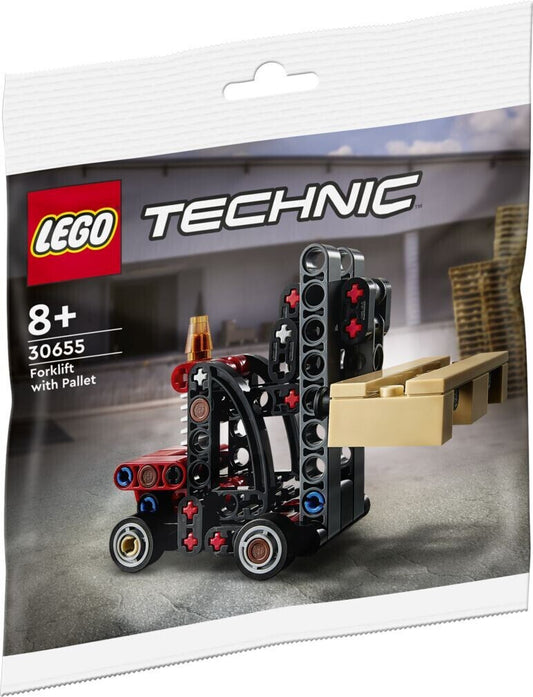 LEGO 30655 Technic Polybag Gabelstapler mit Palette