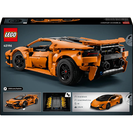 LEGO 42196 Technic Lamborgini Huracán Tecnica Orange