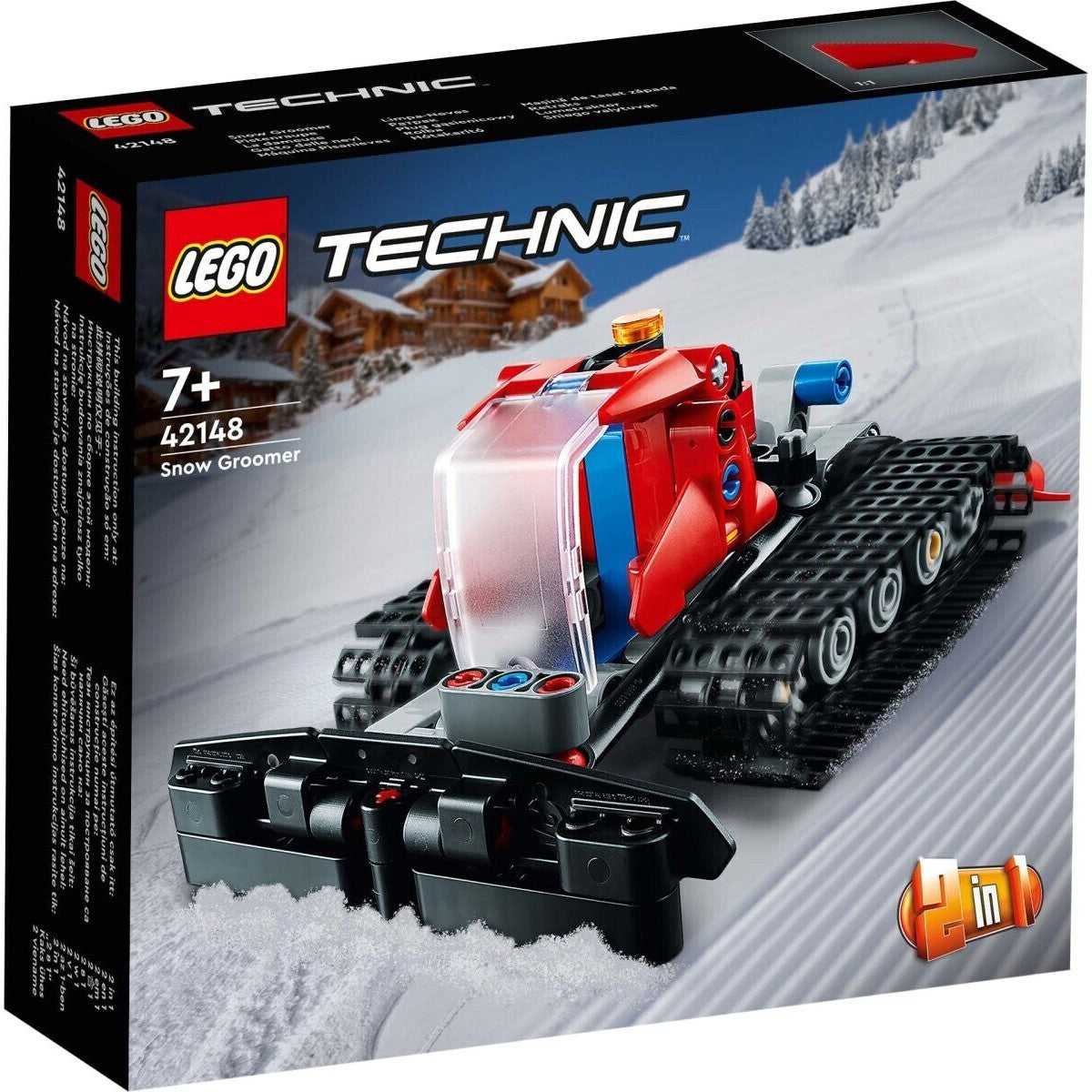 LEGO 42148 Technic 2in1 Pistenraupe / Schneemobil