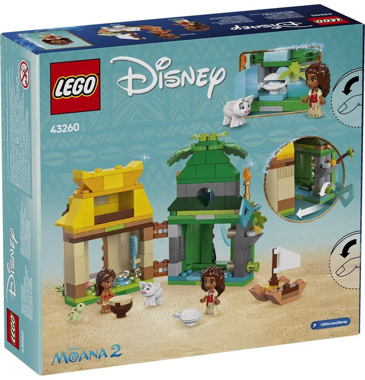 LEGO 43260 Disney Vaianas Inselspaß