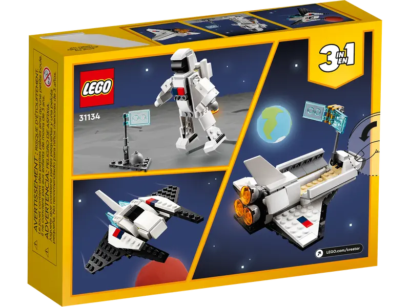 LEGO 31134 Creator 3in1 Spaceshuttle / Astronaut / Raumschiff