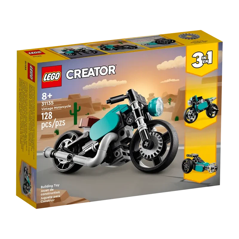 LEGO 31135 Creator 3in1 Oldtimer Motorrad / Straßenmotorrad / Dragster