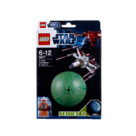 LEGO 9677 Star Wars X-wing Starfighter & Yavin 4 Rarität