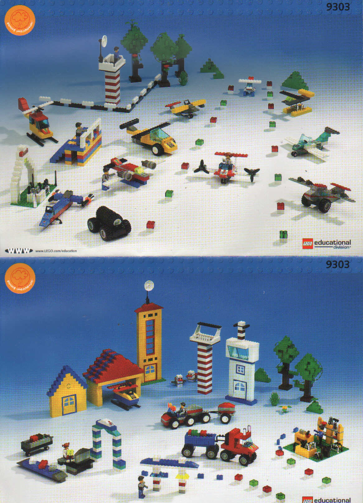 LEGO 9303 education educational division Flughafen / Airport