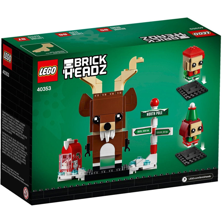 Lego 40353 BrickHeadz Rentier und Elfen