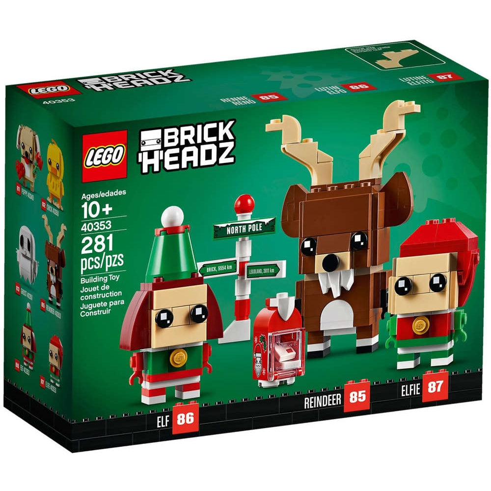 Lego 40353 BrickHeadz Rentier und Elfen