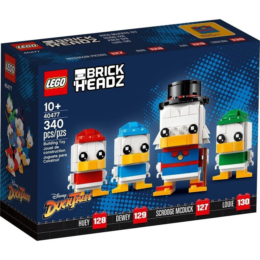 LEGO 40477 BrickHeadz Dagobert Duck, Tick, Trick & Track