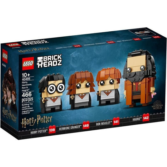 LEGO 40495 BrickHeadz Harry Potter: Harry, Hermine, Ron & Hagrid