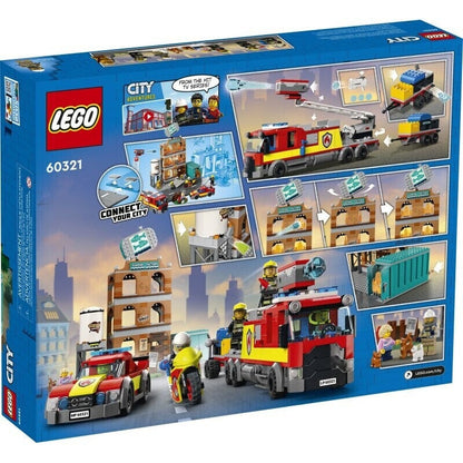 LEGO 60321 City Feuerwehreinsatz mit Löschtruppe