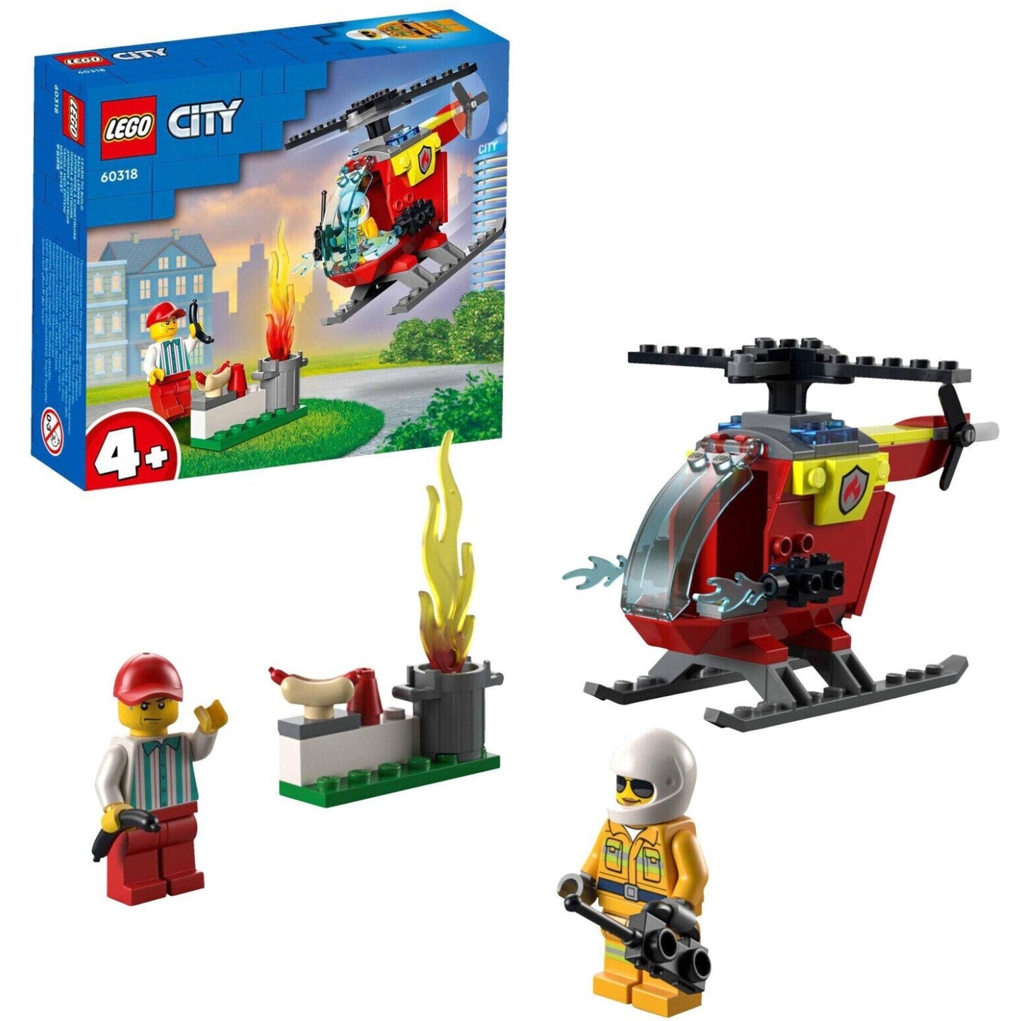 LEGO 60318 City Feuerwehr-Hubschrauber ab 4+