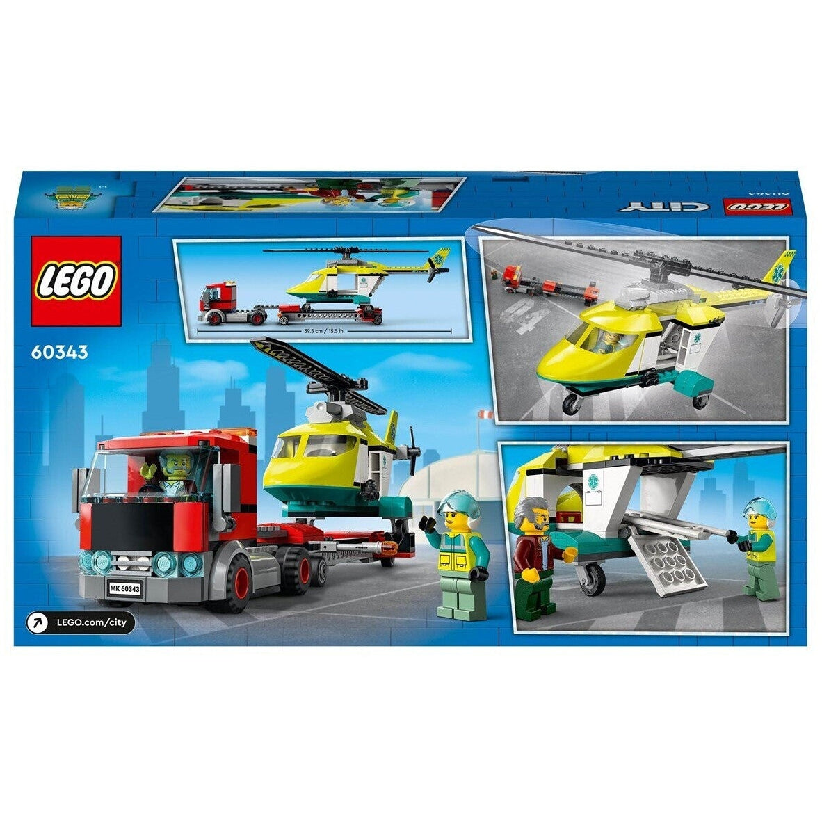 LEGO 60343 City Hubschrauber Transporter