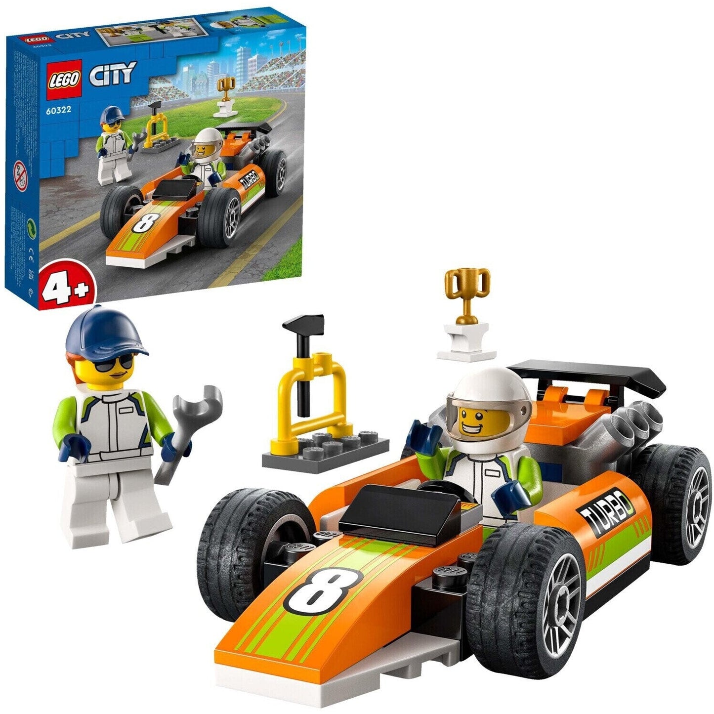 LEGO 60322 City Rennauto ab 4+
