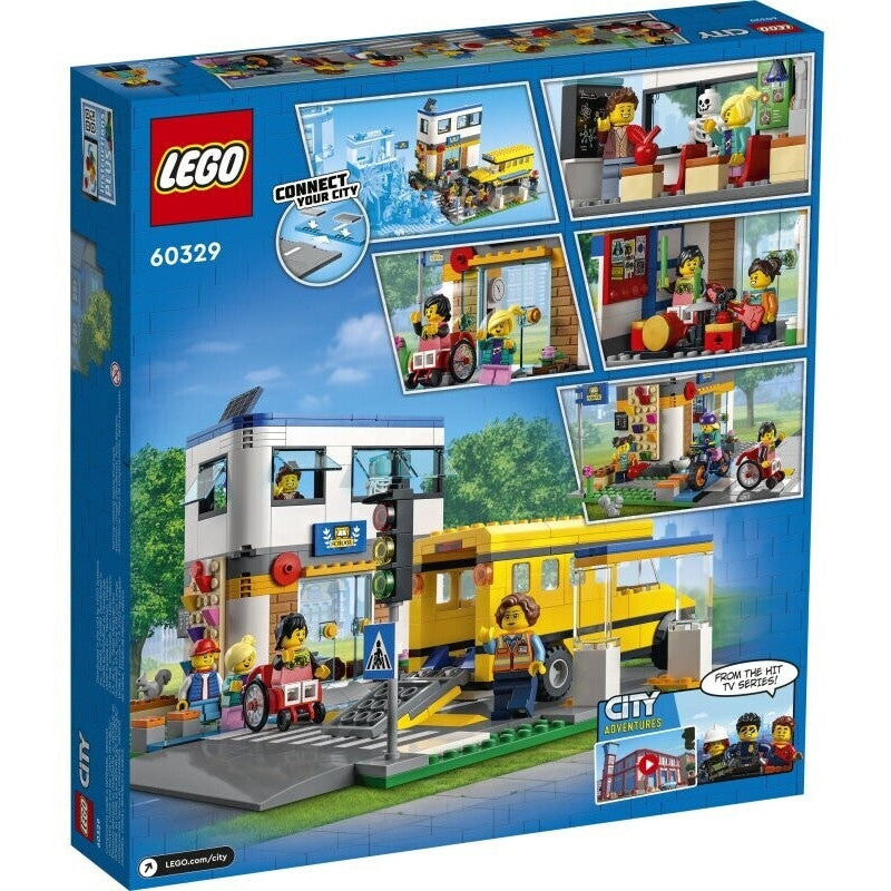 LEGO 60329 City Schule mit Schulbus