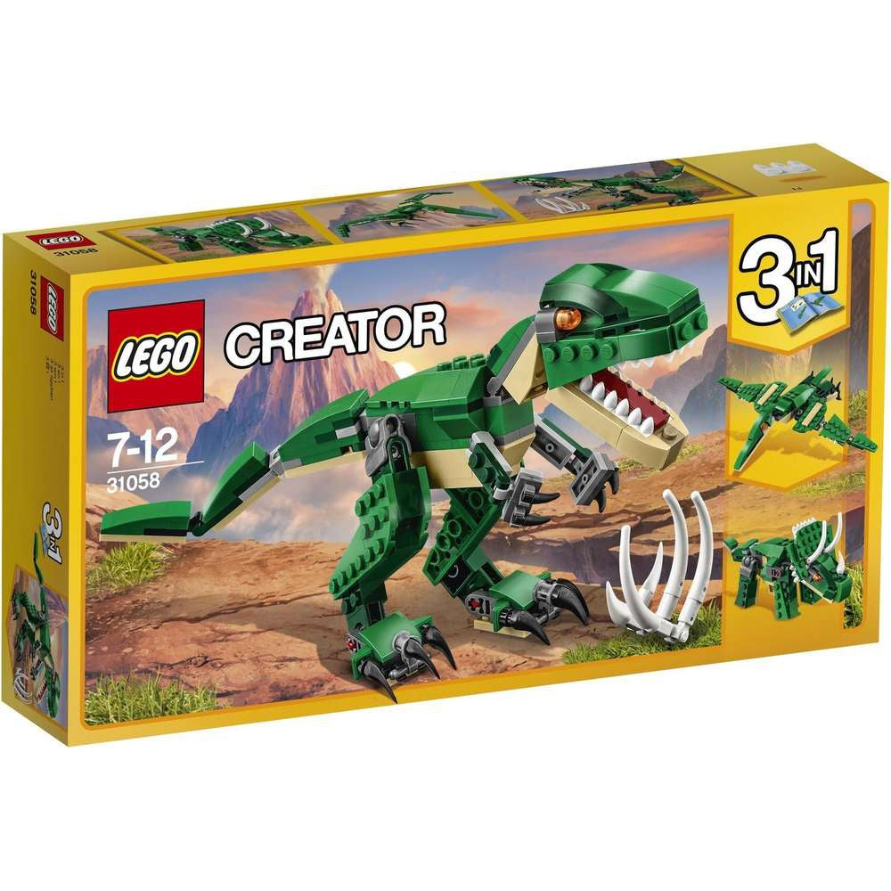 LEGO 31058 Creator 3 in 1 Dinosaurier : T-Rex / Triceratops / Pterodactylus