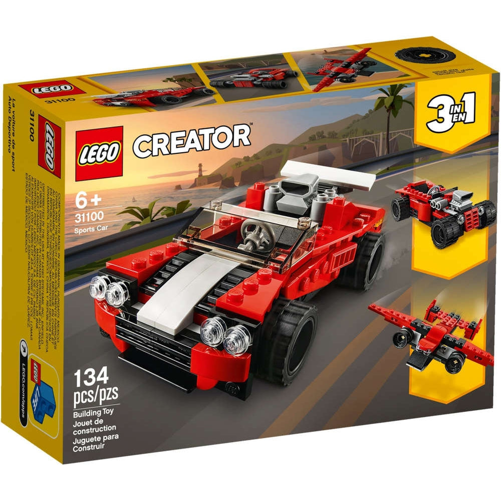Lego 31100 Creator 3 in 1 Sportwagen Hot Rod Flieger