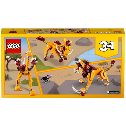 LEGO 31112 Creator 3 in 1 Wilder Löwe - Strauß - Warzenschwein
