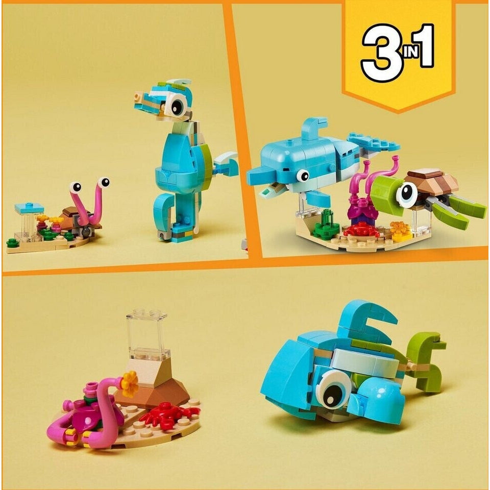 LEGO 31128 Creator 3in1 Delfin und Schildkröte