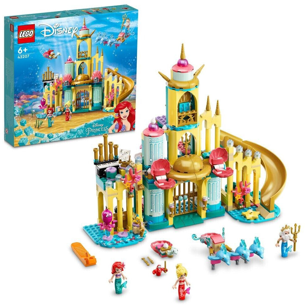 LEGO 43207 Disney Arielles Unterwasserschloss
