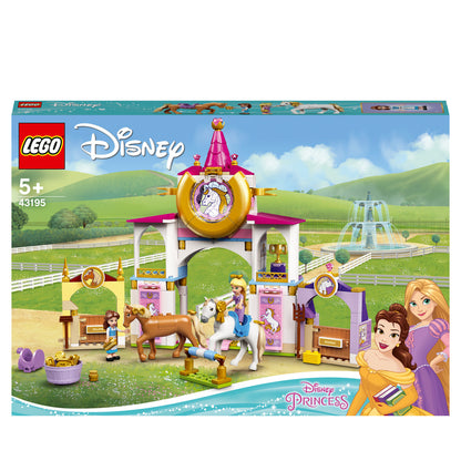LEGO 43195 Disney Princess Belles und Rapunzels königliche Ställe