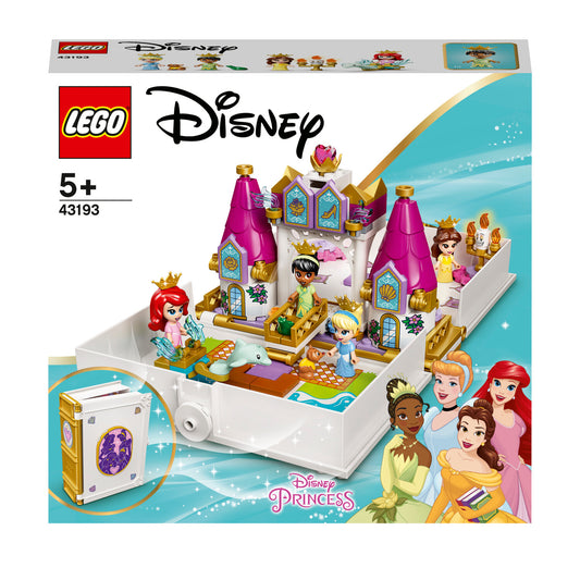 LEGO 43193 Disney Princess Märchenbuch Arielle Belle Cinderella Tiana