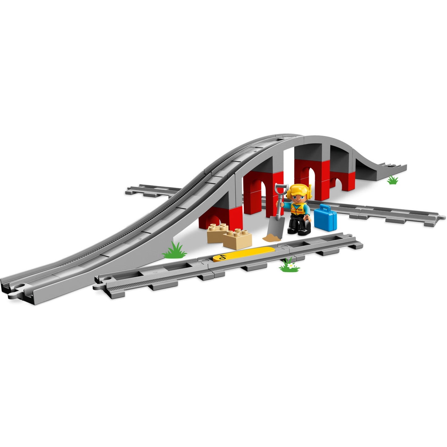 LEGO 10872 Duplo Eisenbahnbrücke und Schienen