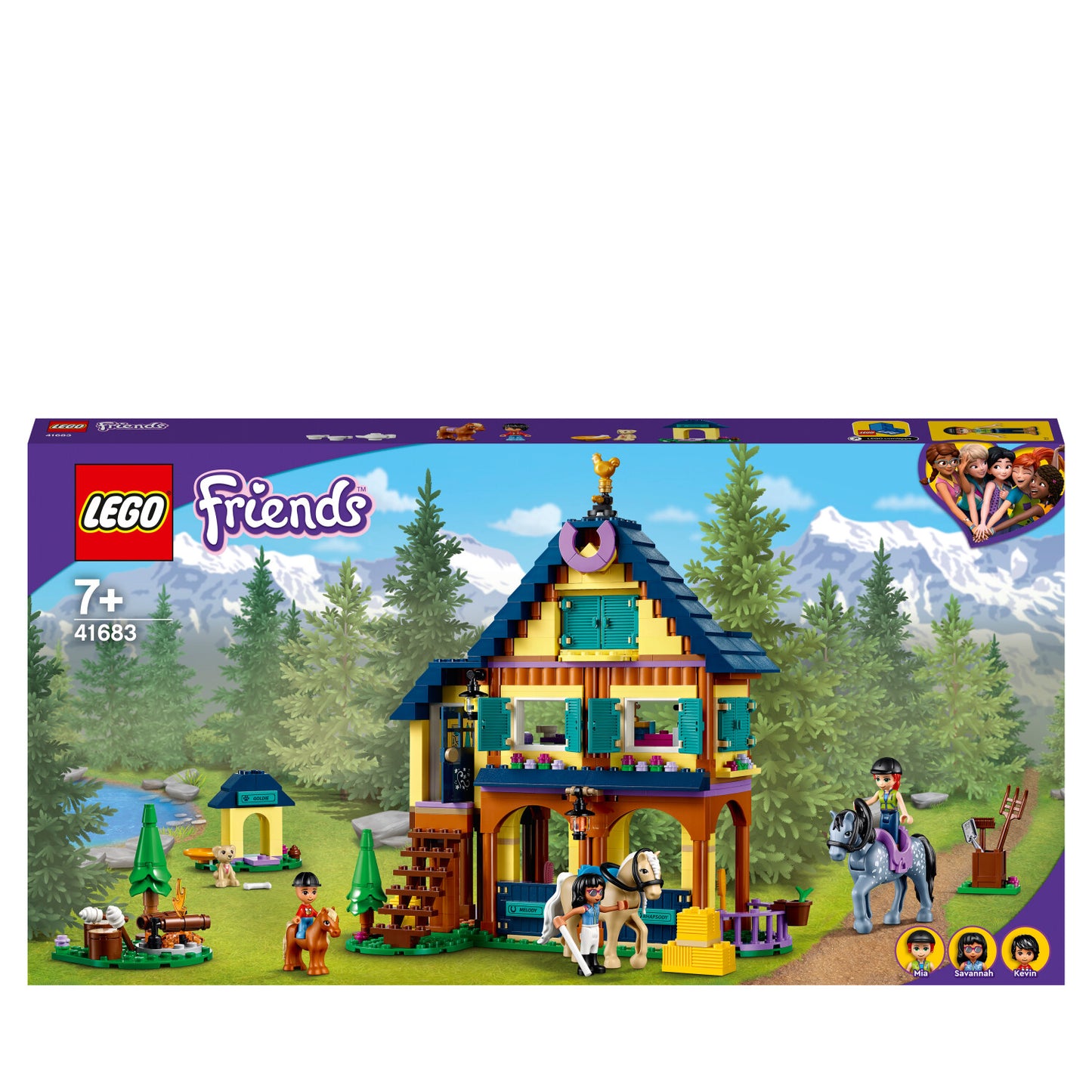 LEGO 41683 Friends Reiterhof im Wald
