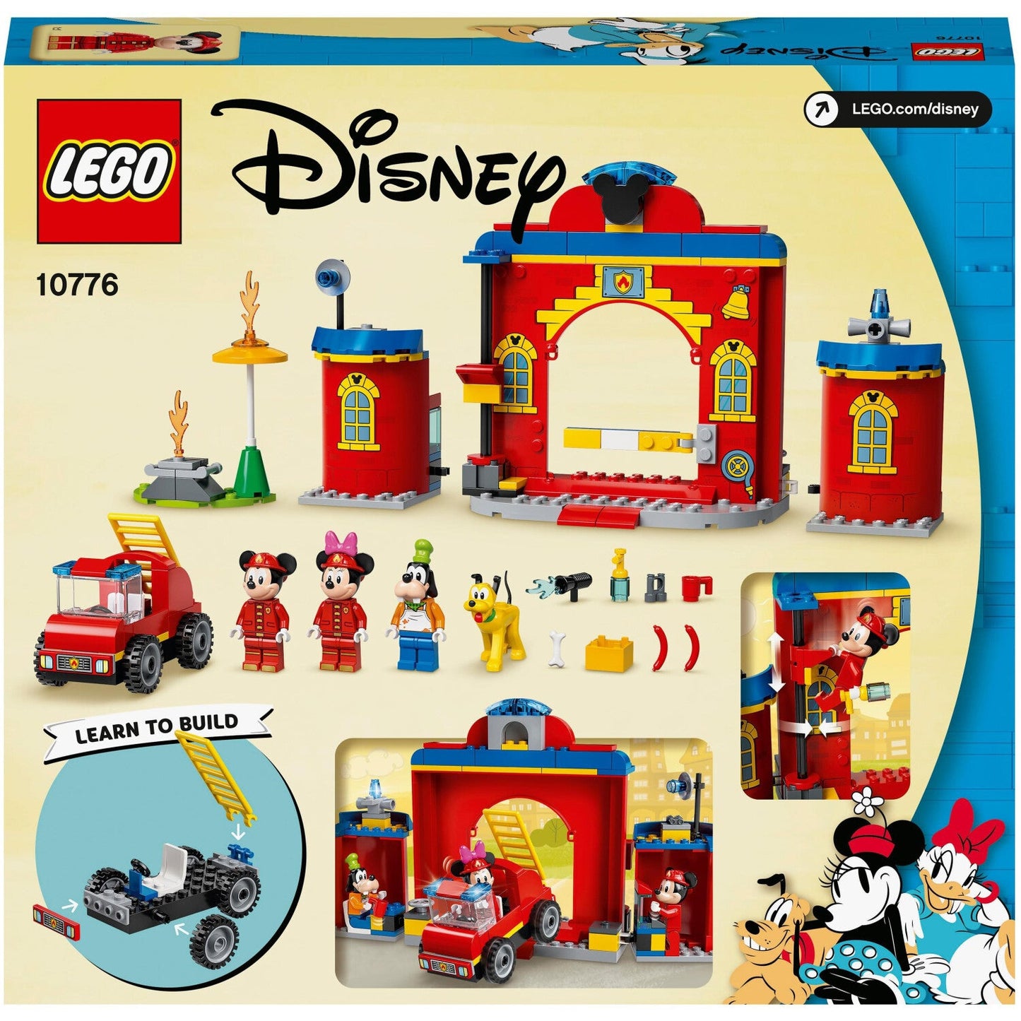 LEGO 10776 Disney Mickys Feuerwehrstation und Feuerwehrauto ab 4+