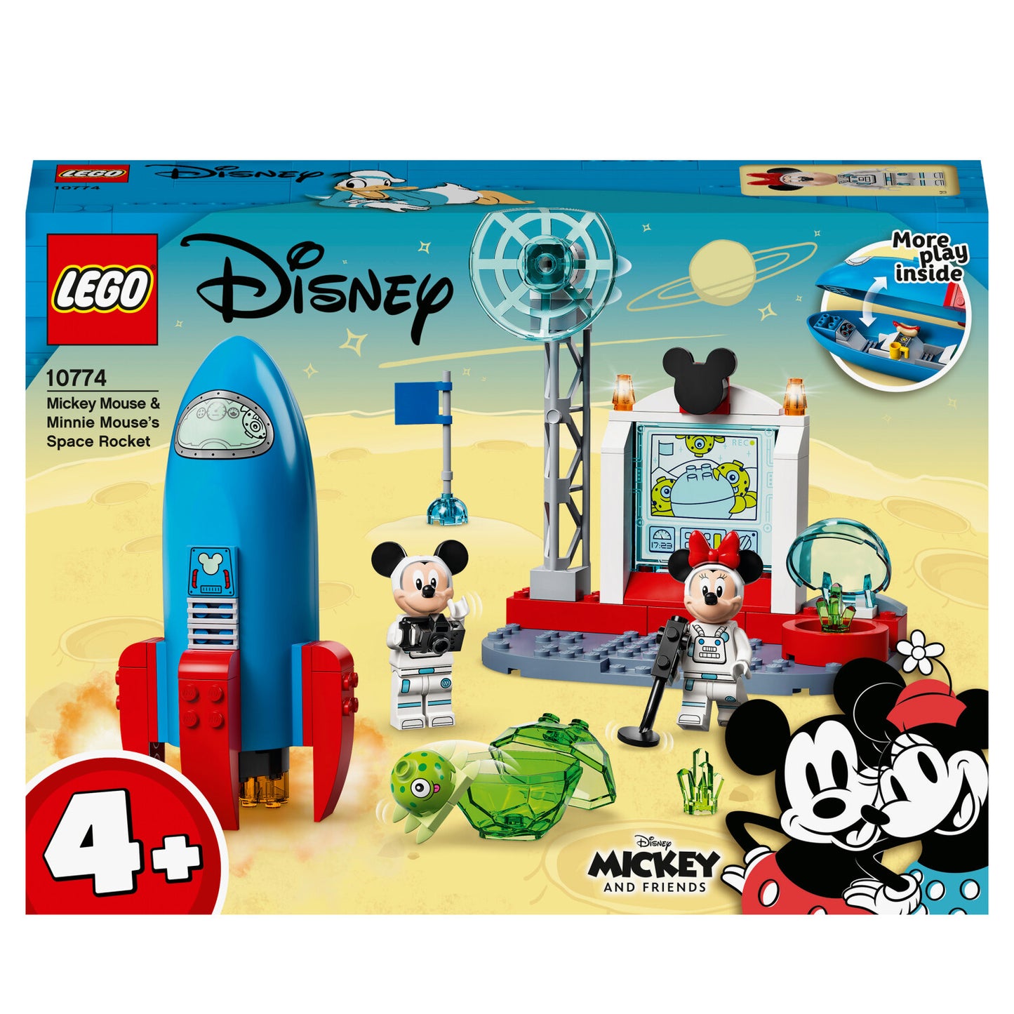 LEGO 10774 Disney Mickys und Minnies Weltraumrakete ab 4+