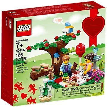 LEGO 40236 Valentinstag Romantisches Valentinspicknick Rarität
