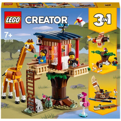 Lego 31116 Creator 3 in 1 Safari-Baumhaus Flugzeug Boot