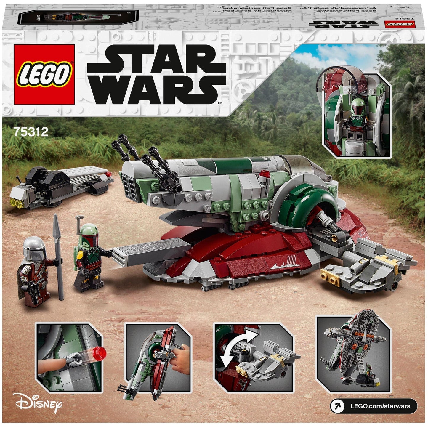 Lego 75312 Star Wars Boba Fetts Starship