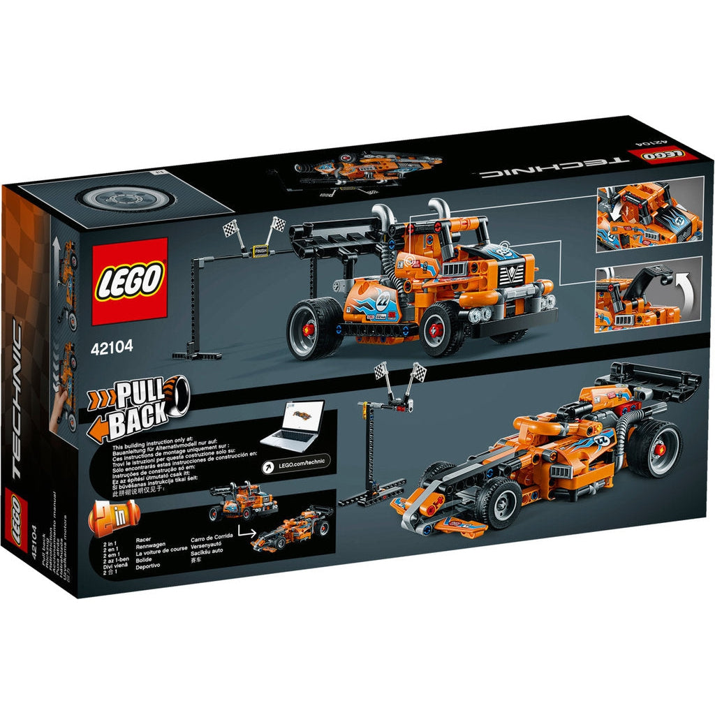 LEGO 42104 Technic 2 in 1 Renn-Truck / Rennwagen