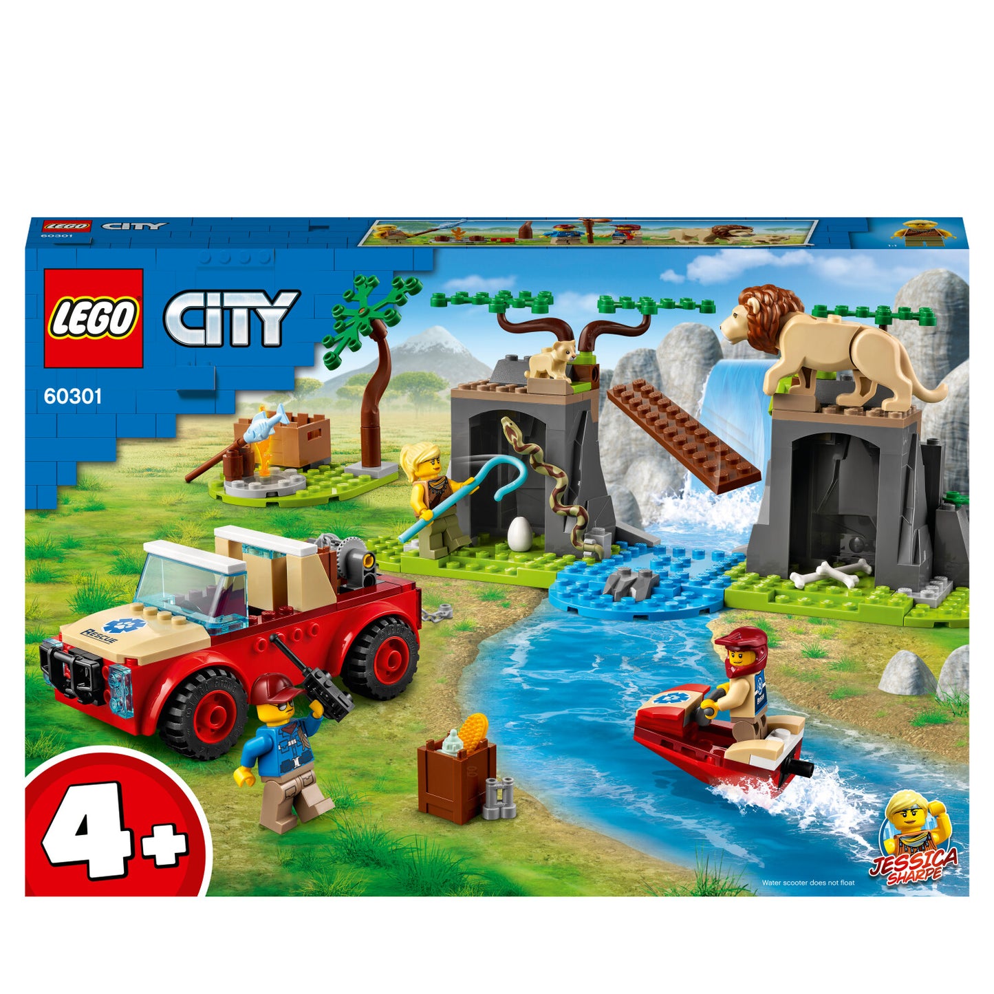 LEGO 60301 City Tierrettungs-Geländewagen ab 4+