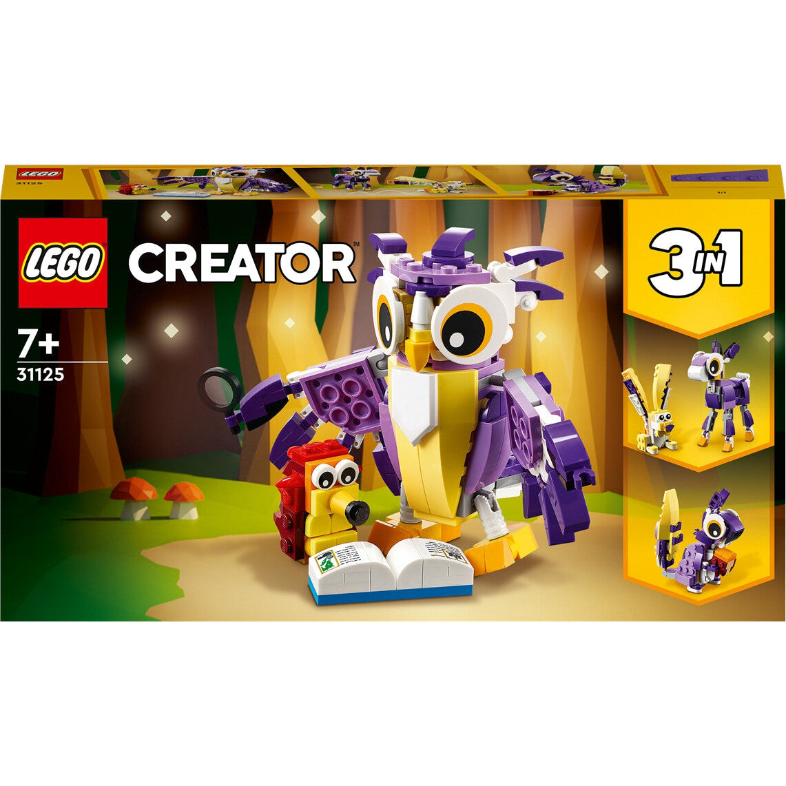 LEGO 31125 Creator 3in1 Wald-Fabelwesen