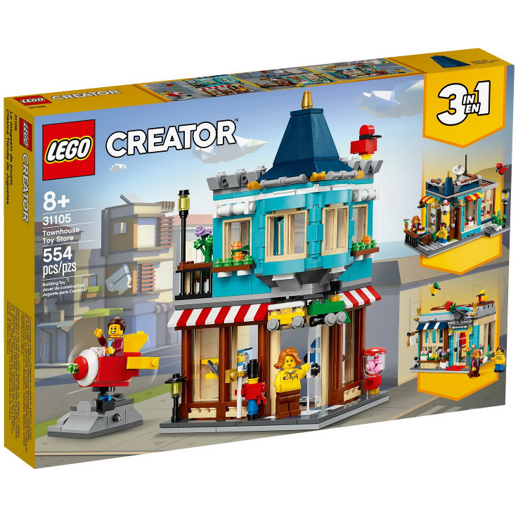 LEGO 31105 Creator 3 in 1 Spielzeugladen im Stadthaus